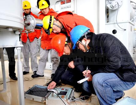 高壓試驗(yàn)現(xiàn)場(chǎng)